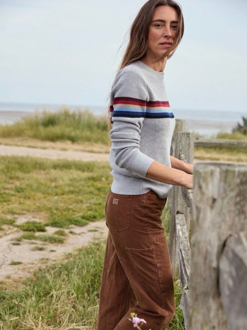 Outerknown NWT Smith Cord Pant Sepia size 27 100% regenerative organic cotton